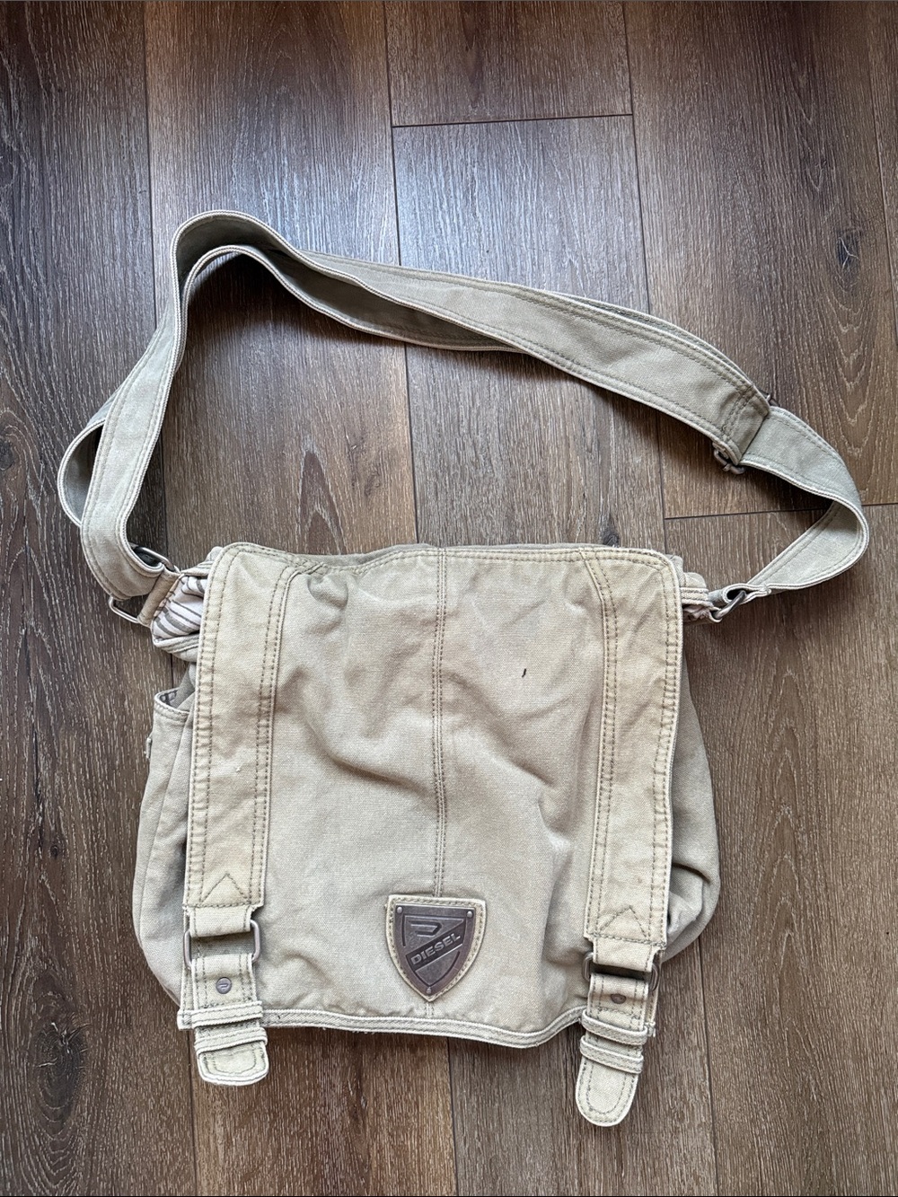 Vintage Diesel Canvas Messenger Bag